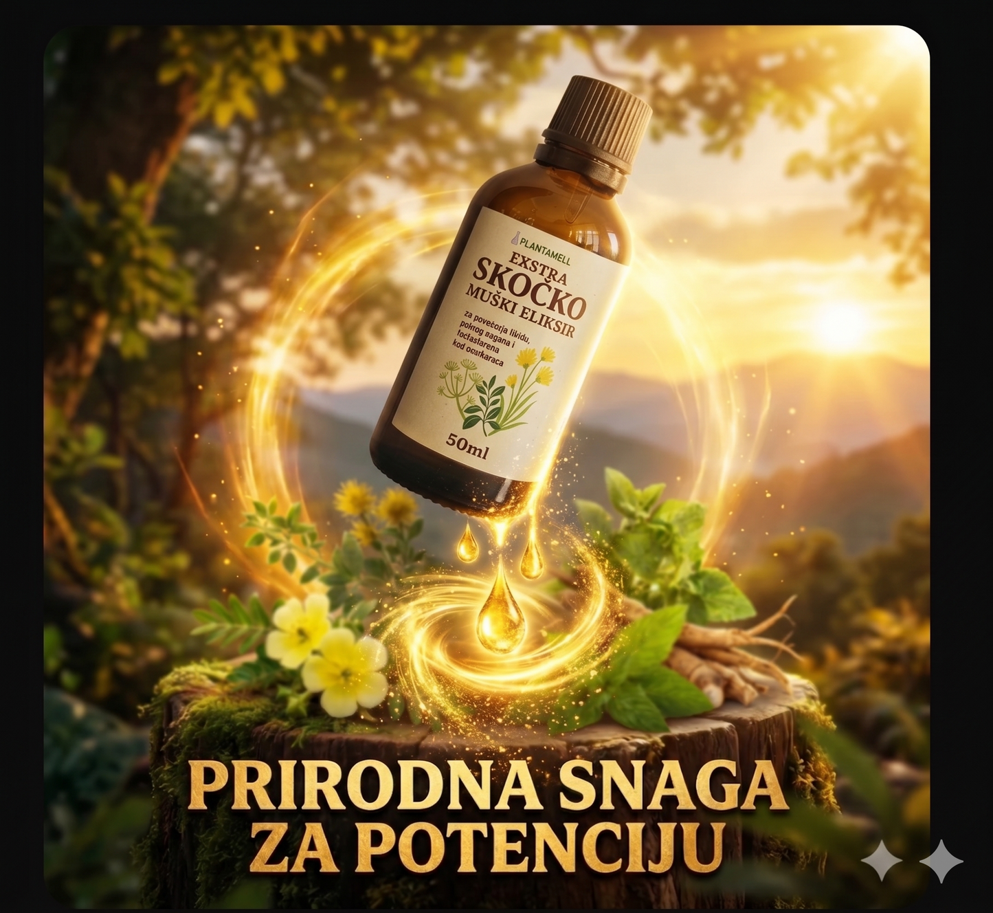 Ekstra Skočko – Prirodna snaga za potenciju | 50 ml - kapi! 100% PRIRODNE i EFIKASNE!
